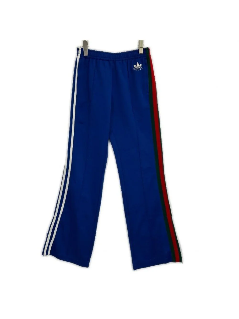 Gucci Adidas Blue Side Line Flare Track Pants